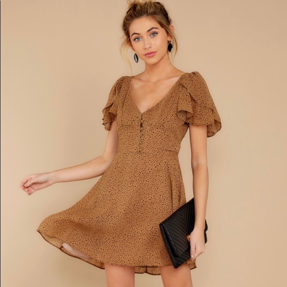 Leopard mocha dress